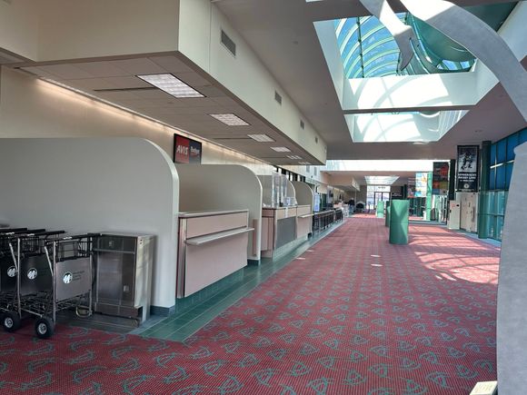 One Rental Car counter.