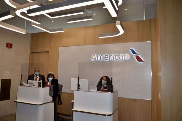 Reception is on concourse floor level 
