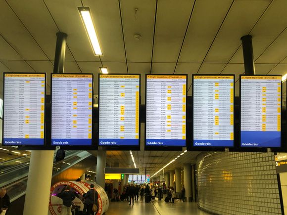 Departures (taken at approx 17:30 19/3/20)