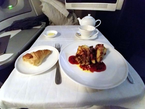 French toast and croissaint; both good!