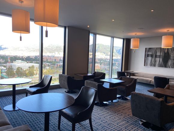Great views. Dining room grand club 