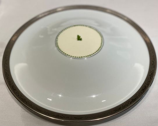 Lobster jelly with white asparagus mousse 