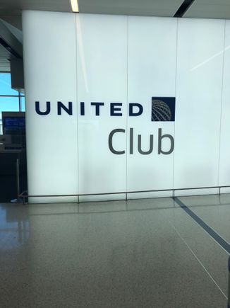
I was through security in under three minutes and up into the united club there after.
