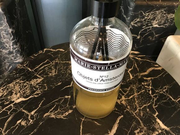 First thing to hit you is the hotel's signature scent in the lobby.
This can be purchased at the specialty boutique of Marie Stella Maris at Keizersgracht 357
https://marie-stella-maris.com/en/#weglot_switcher