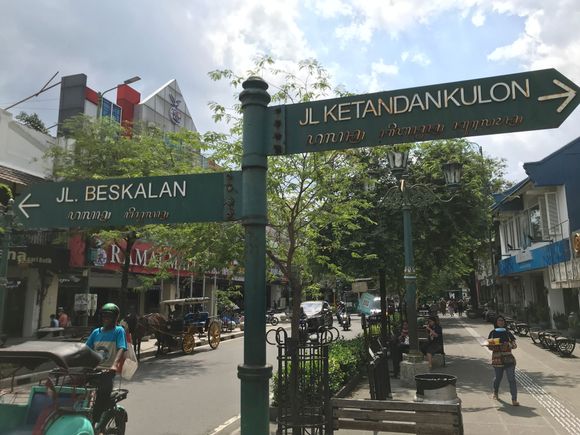 Malioboro street has now becoming a pleasant promenade