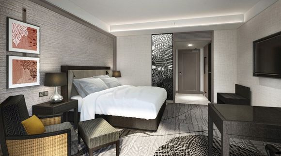 Artist impression of new guest room
