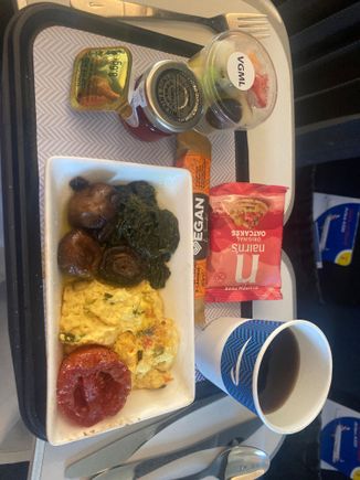 EDI-LHR breakfast