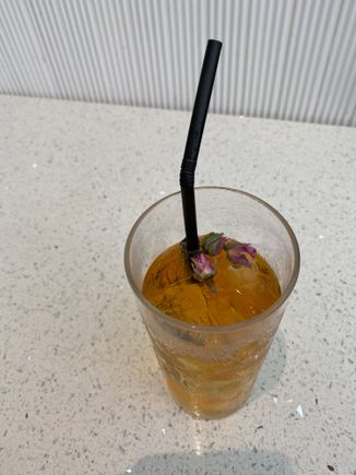 Melon Rose iced tea