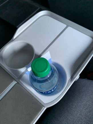 Only water for pre-departure beverages.