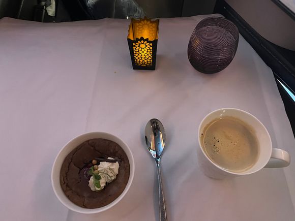 Chocolate brownie dessert 