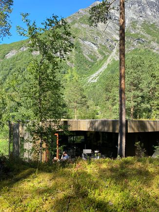 The new chalet from outside