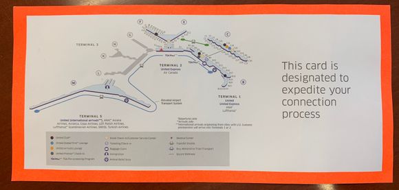 Express Connection map
