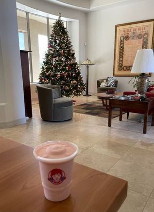 Wendy’s Peppermint Frosty - not sure, does it count as a beverage? 🤓