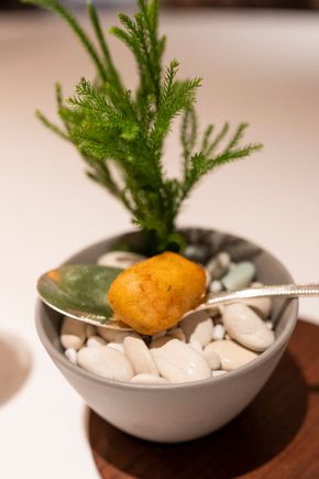 Scallop fritter