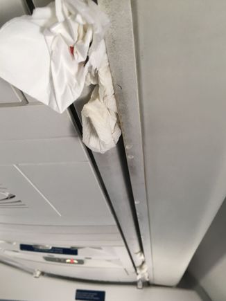 717 AC dripping onto my seat.