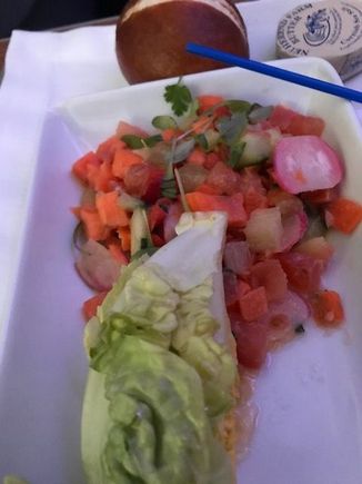 Vegetable add-on to lettuce was nice