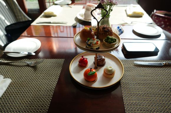 Club lounge afternoon tea