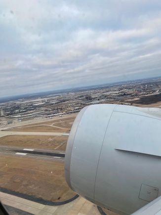 A dreary day in Dallas trying to mimic London weather.