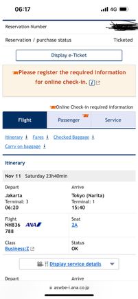 My ticket status is still ticketed!