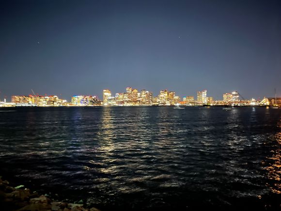 View back to Boston