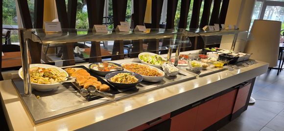More hot food - I didn't show but there were plenty of buffet options with rice/meat/curry and more