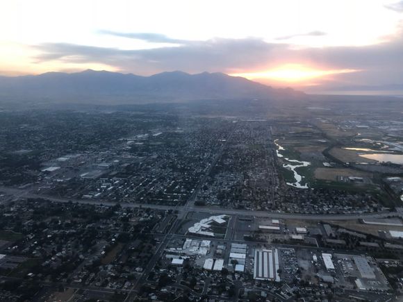 SLC on approach last fall.