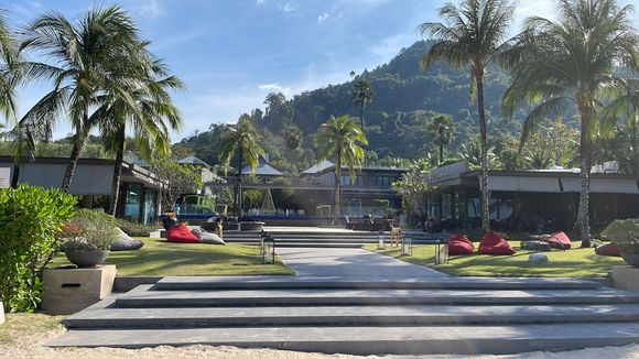 Hotel from the beach 