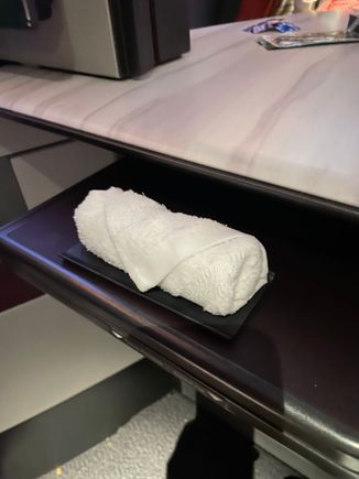 Hot towels are back