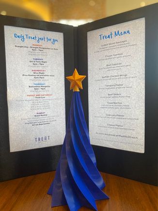 Treat Bar menu