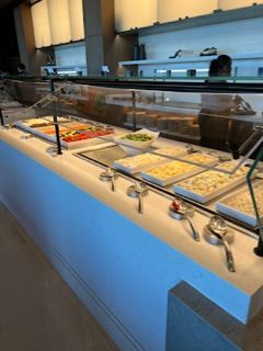 Cold food spread. 