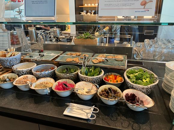 Buffer spread- British Airways Galleries Lounge SFO