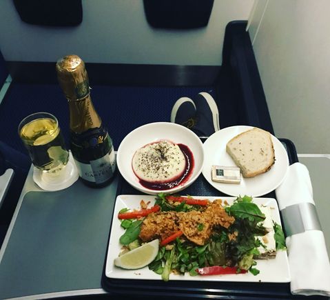 EDI - LCY Evening Flight - Chicken salad