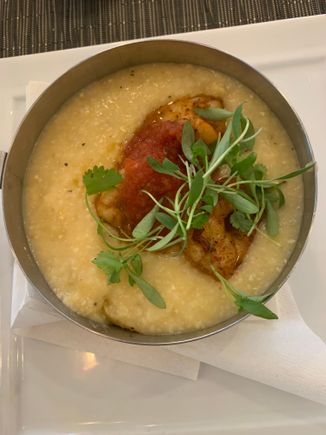 Shrimp over the middle
