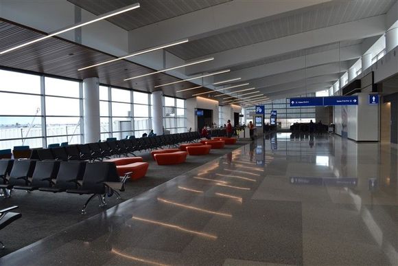 This is new concourse F gate. 