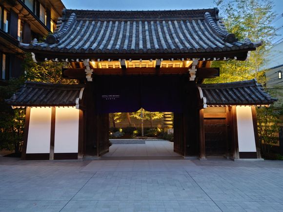 Entrance gate, the restored historical gate. 