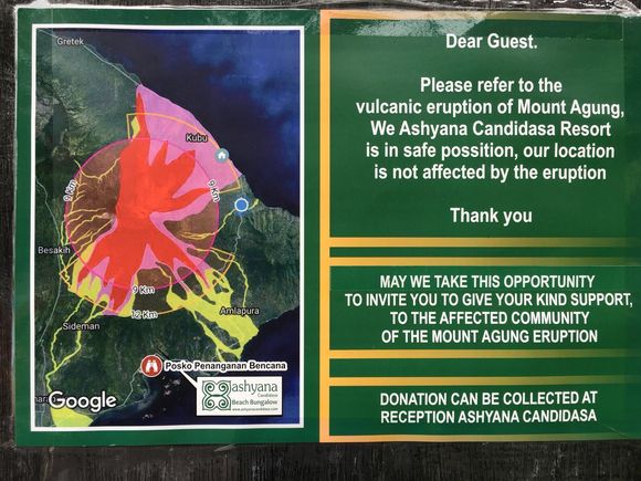 Bali gunung agung reach