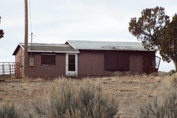 Long view of the east side of the house.