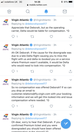 Tried calling, emailing and twitter.  
Nothing to do with us the response.