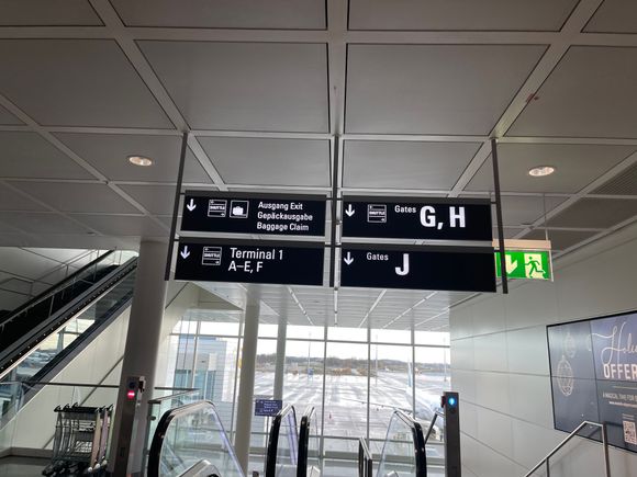 Once you get to Terminal H there are multiple check points…. But pretty clear and simple