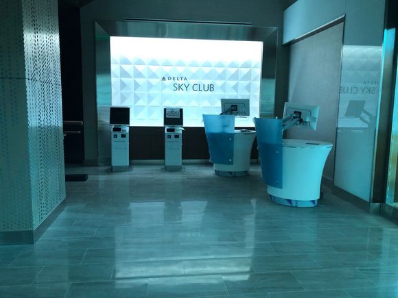 Skyclub check in area.