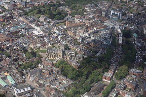 Exeter from above