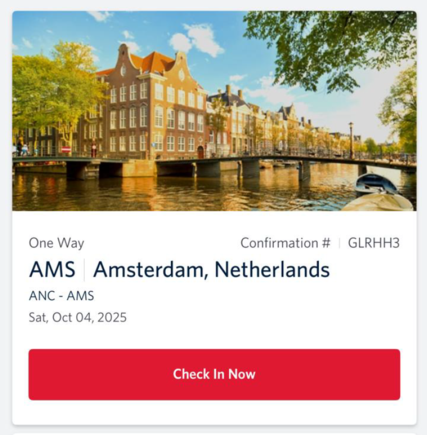 False check-in notification 