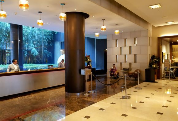 Lobby area of the Intercontinental Times Square 