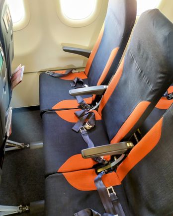 Standard easyJet seating, the same on all of their aircraft 