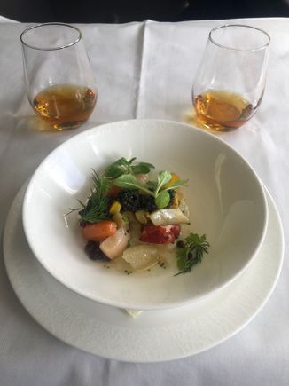 I opted to taste test the Hibiki 21 and John Walker King George V 1934 whiskies side by side. I'm not fluent in high-end whisky by any means, but what really made an impression was how intoxicating just the smell was. You breathe in and it's hard not to cough. The John Walker in particular felt really smoky. It's less the taste than the feeling of warmth that really makes an impression on me with these. Definitely an exciting experience, but not one that has me clamoring to buy it myself.