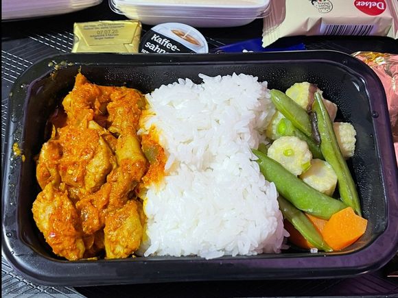 Dinner FRA-SIN