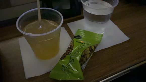 Mai Tai and packaged Pistachios 