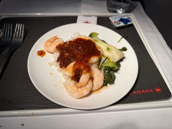 Suppose to be Chicken Kung Pao - 5 shrimps smothered in Uncle Ben sweet and sour sauce - nothing like Kung Pao