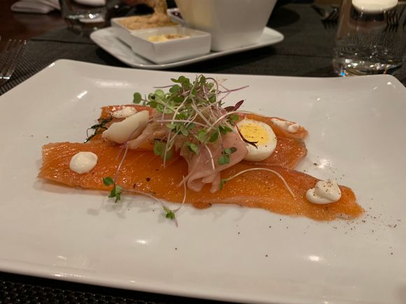 salmon appetizer