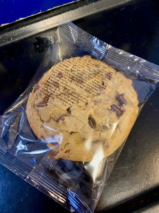 Euro Traveller cookie - they're huge!